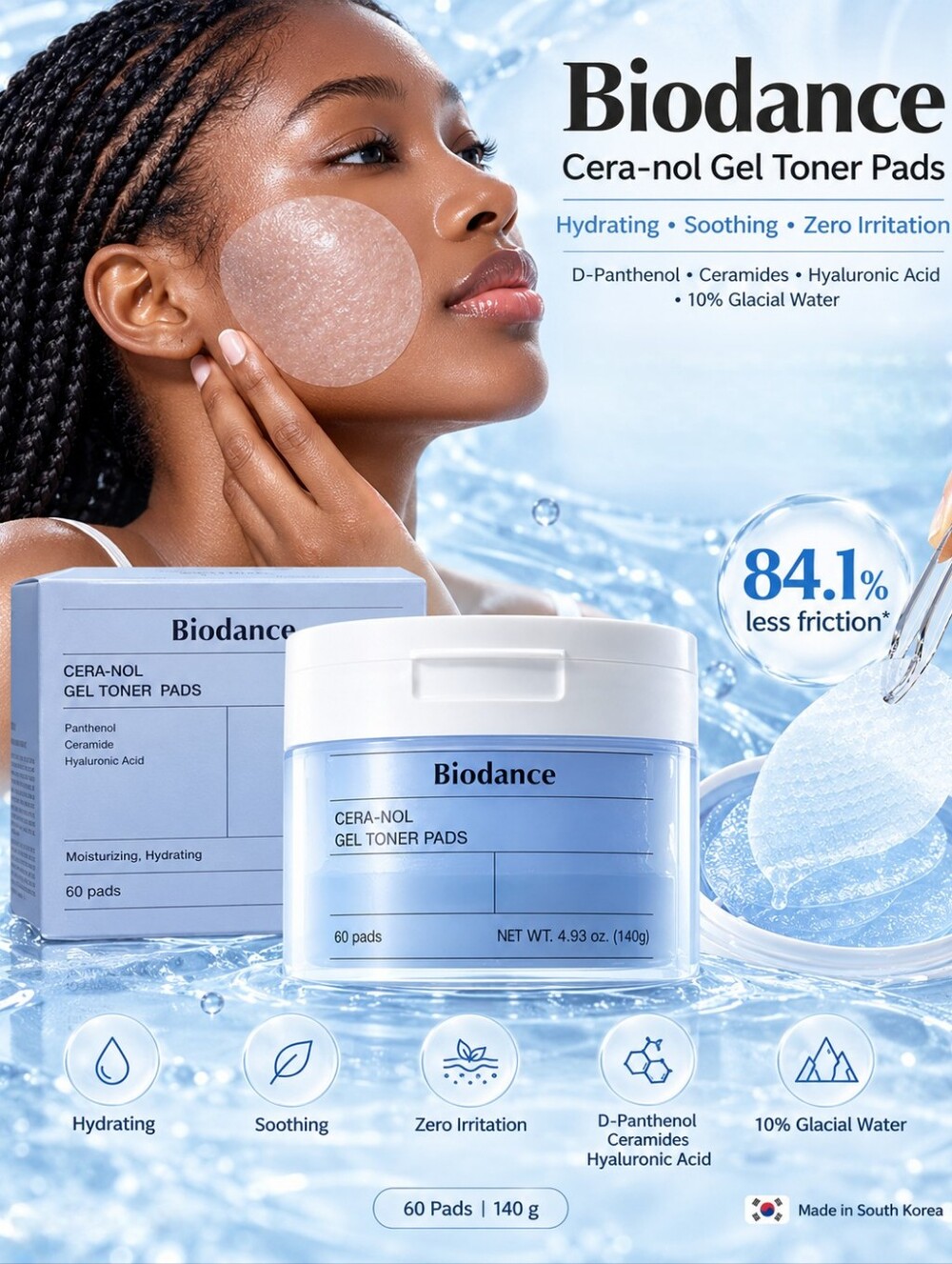 Biodance Cera-nol Gel Toner Pad – 60 Pads
